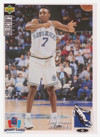 1994 Upper Deck Collector's Choice Tony Dumas / Dallas Mavericks #227