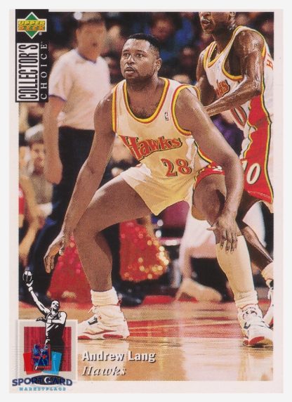1994 Upper Deck Collector's Choice Andrew Lang / Atlanta Hawks #228