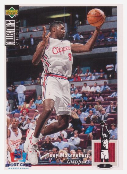 1994 Upper Deck Collector's Choice Tony Massenburg / Los Angeles Clippers #235