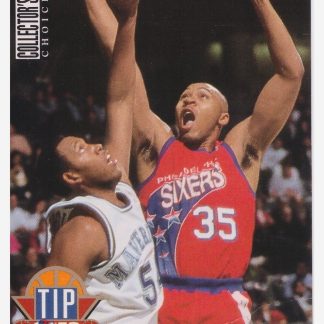 1994 Upper Deck Collector's Choice - Tip Offs Clarence Weatherspoon / Philadelphia 76ers #185