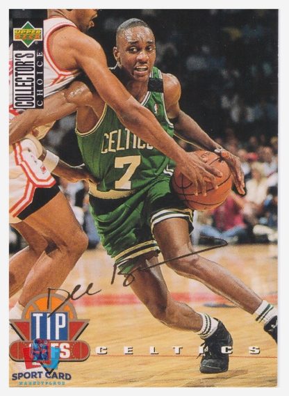1994 Upper Deck Collector's Choice - Tip Offs Silver Signature Dee Brown / Boston Celtics #167
