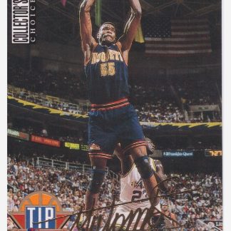 1994 Upper Deck Collector's Choice - Tip Offs  Silver Signature Dikembe Mutombo / Denver Nuggets #172