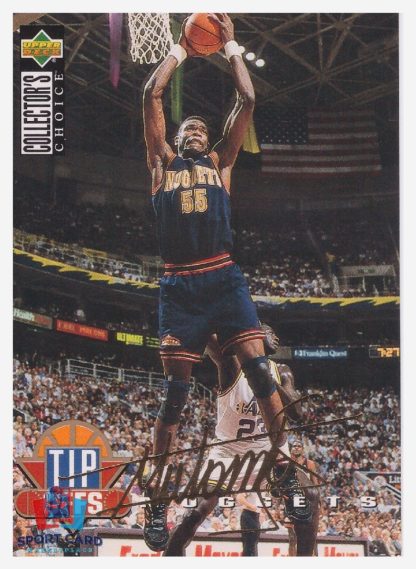 1994 Upper Deck Collector's Choice - Tip Offs  Silver Signature Dikembe Mutombo / Denver Nuggets #172