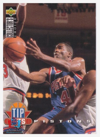 1994 Upper Deck Collector's Choice - Tip Offs Joe Dumars / Detroit Pistons #173