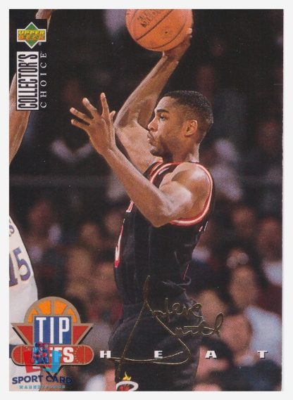1994 Upper Deck Collector's Choice - Tip Offs  Silver Signature  Steve Smith / Miami Heat #179