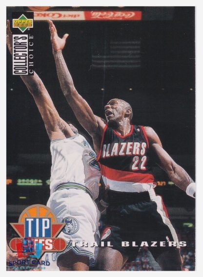 1994 Upper Deck Collector's Choice - Tip Offs Clyde Drexler / Portland Trail Blazers #187