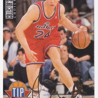 1994 Upper Deck Collector's Choice - Tip Offs  Silver Signature Tom Gugliotta / Washington Bullets #192