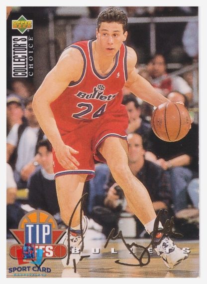 1994 Upper Deck Collector's Choice - Tip Offs  Silver Signature Tom Gugliotta / Washington Bullets #192
