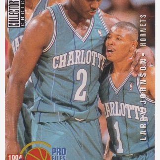 1994 Upper Deck Collector's Choice - Pro Files Larry Johnson / Charlotte Hornets #206