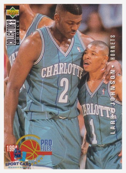 1994 Upper Deck Collector's Choice - Pro Files Larry Johnson / Charlotte Hornets #206