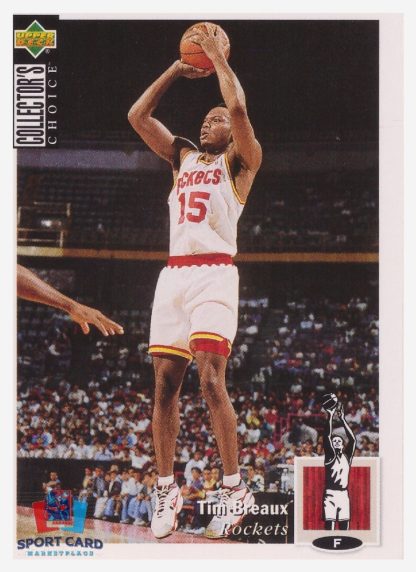 1994 Upper Deck Collector's Choice Tim Breaux / Houston Rockets #245