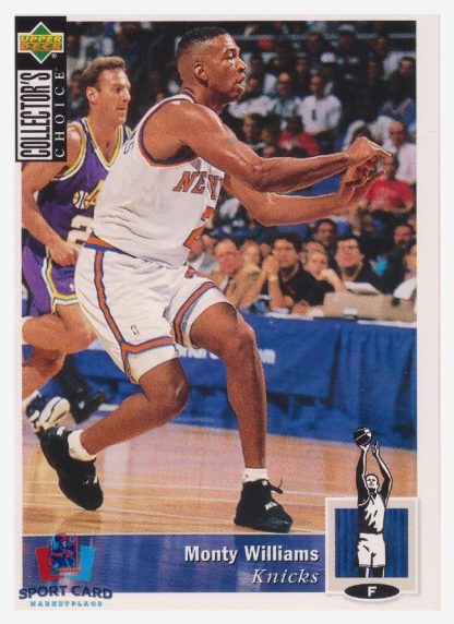 1994 Upper Deck Collector's Choice Monty Williams / New York Knicks #246