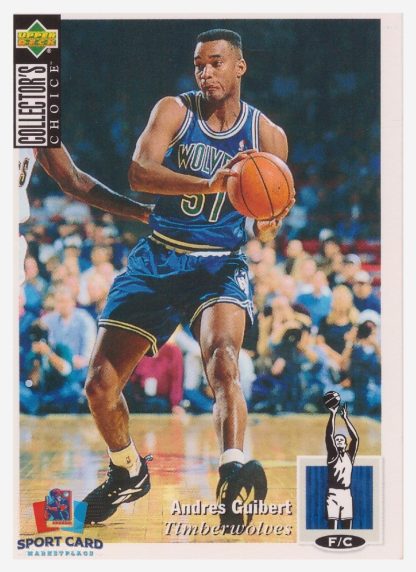 1994 Upper Deck Collector's Choice Andres Guibert / Minnessotta Timberwolves #251