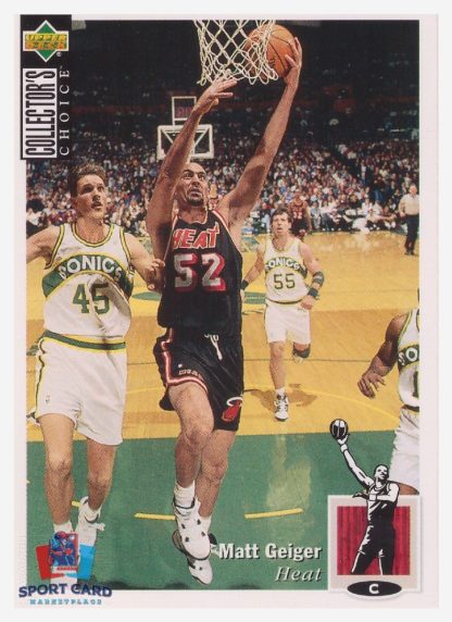 1994 Upper Deck Collector's Choice Mark Geiger / Miami Heat #252