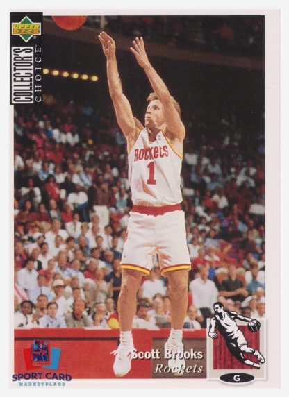 1994 Upper Deck Collector's Choice Scott Brooks / Houston Rockets #265