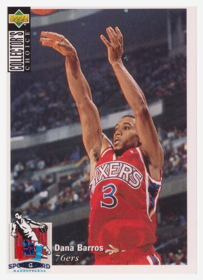 1994 Upper Deck Collector's Choice Dana Barros / Philadelphia 76ers #267
