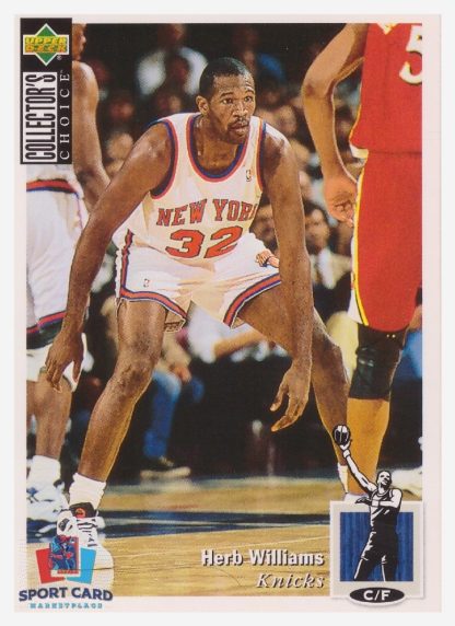 1994 Upper Deck Collector's Choice Herb williams / New York Knicks #269