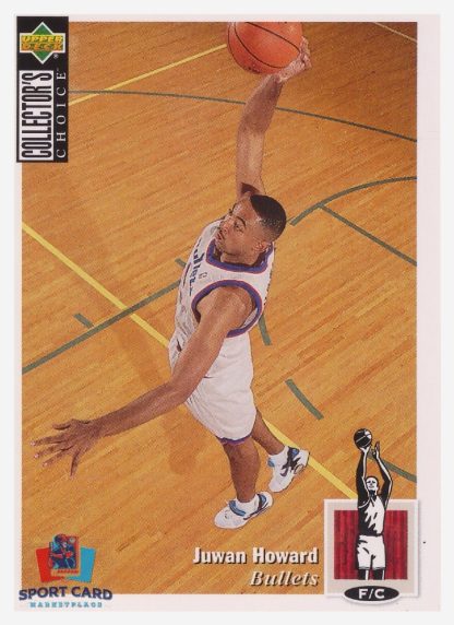 1994 Upper Deck Collector's Choice Juwan Howard / Washington Bullets #278