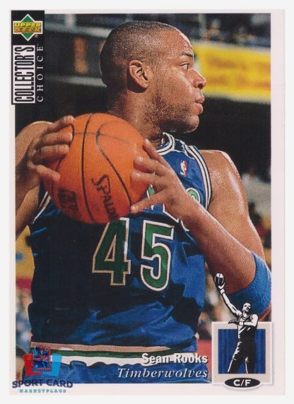 1994 Upper Deck Collector's Choice Sean Rooks / Minnesota Timberwolves #276
