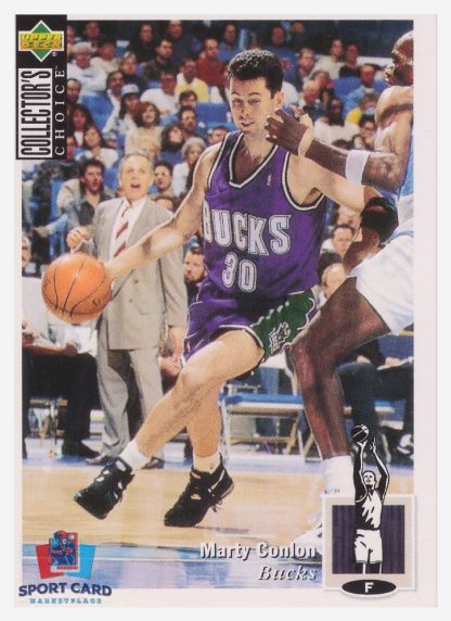 1994 Upper Deck Collector's Choice Marty Conlon / Milwaukee Bucks #284