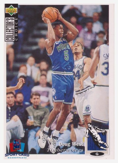 1994 Upper Deck Collector's Choice Doug West / Minnesota Timberwolves #286