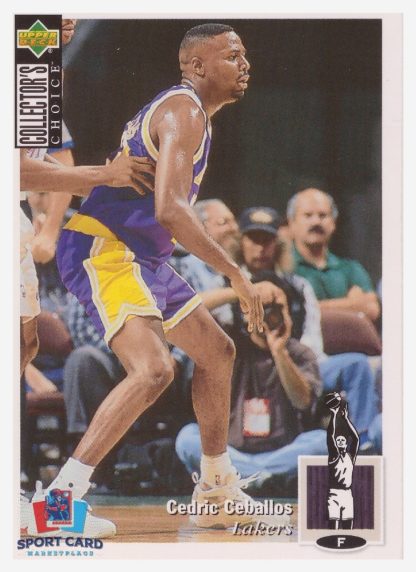 1994 Upper Deck Collector's Choice Cedric Ceballos / Los Angeles Lakers #287