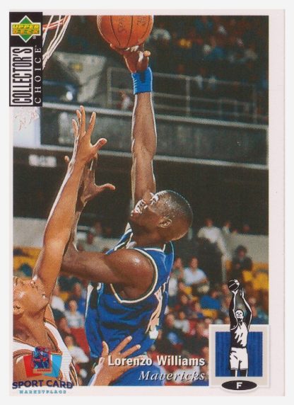 1994 Upper Deck Collector's Choice Lorenzo Williams / Dallas Mavericks #288