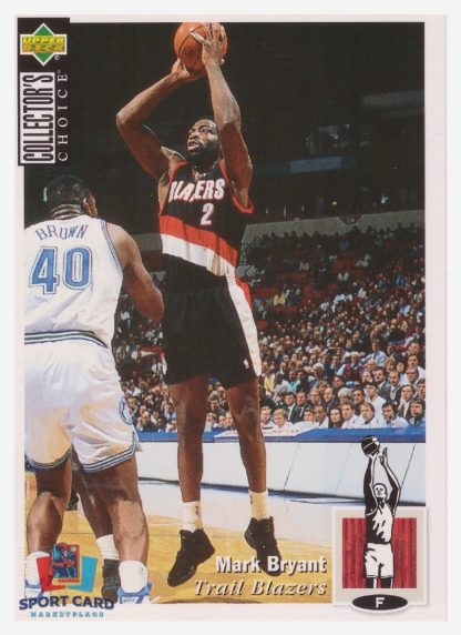 1994 Upper Deck Collector's Choice Mark Bryant / Portland Trail Blazers #292