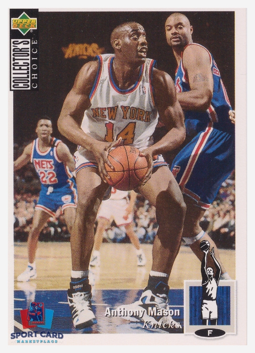 1994 Upper Deck Collector's Choice Anthony Mason / New York Knicks #314