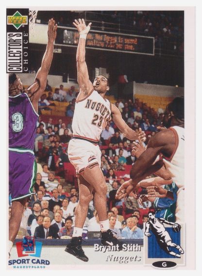 1994 Upper Deck Collector's Choice Bryant Stith / Denver Nuggets #323