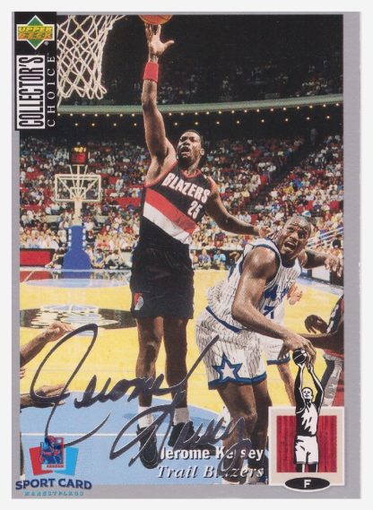 1994 Upper Deck Collector's Choice - Silver Signature Jerome Kersey / Portland trail Blazers #325