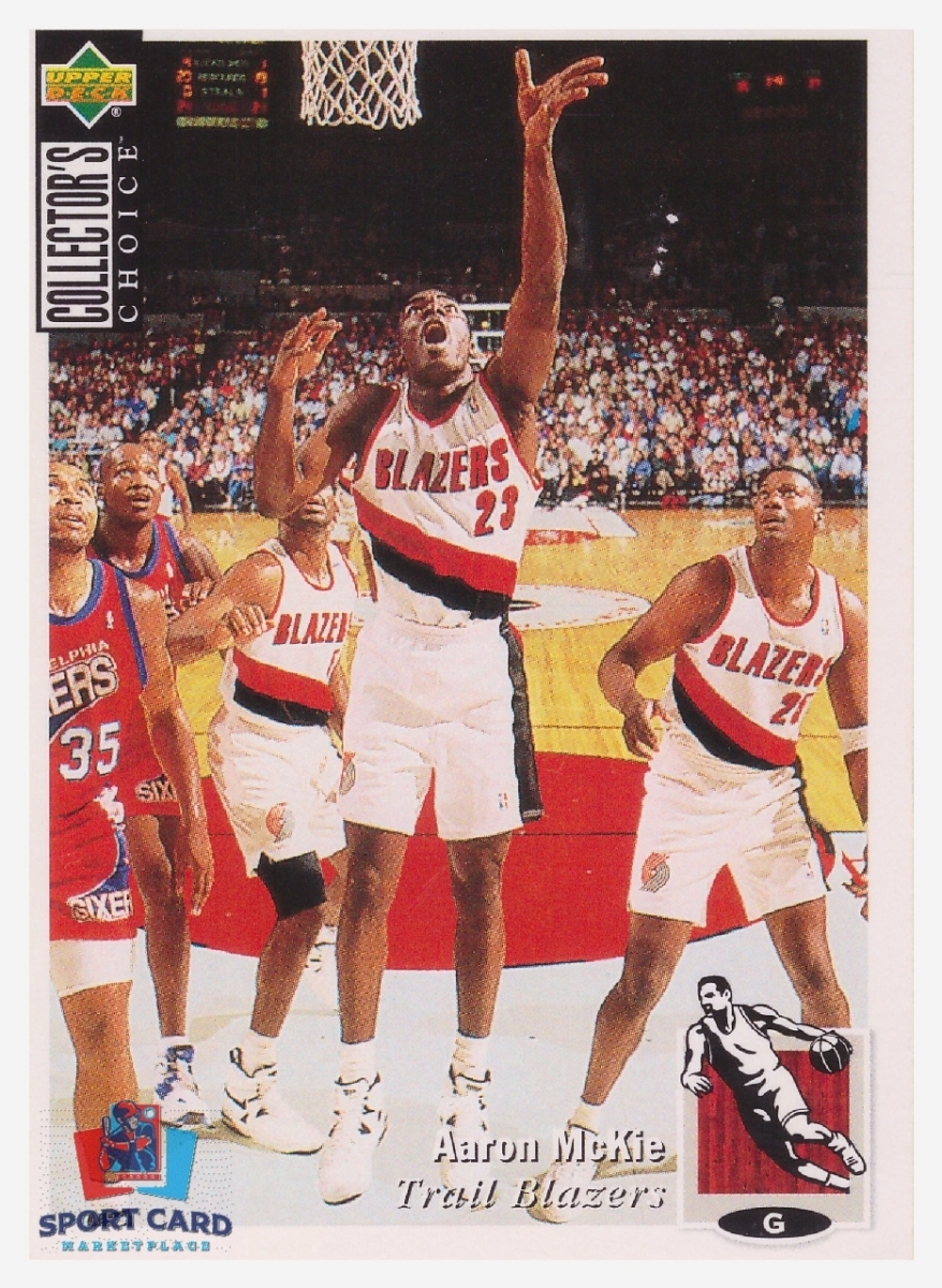 1994 Upper Deck Collector's Choice Aaron McKie / Portland Trail Blazers #341