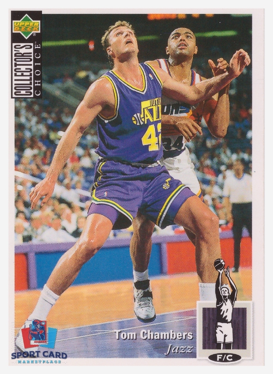 1994 Upper Deck Collector's Choice Tom Chambers / Utah Jazz #342