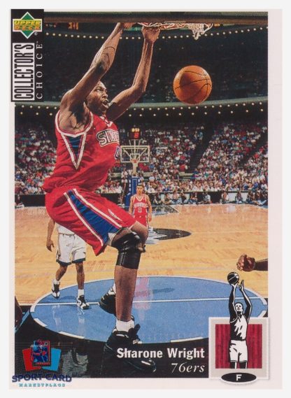 1994 Upper Deck Collector's Choice Sharone Wright / Philadelphia 76ers #346