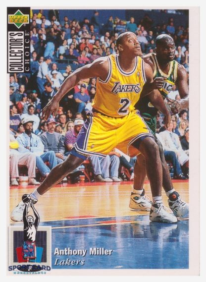 1994 Upper Deck Collector's Choice Anthony Miller / Los Angeles Lakers #353
