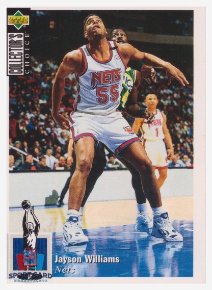 1994 Upper Deck Collector's Choice Jason Williams / New Jersey Nets #355