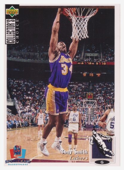 1994 Upper Deck Collector's Choice Tony Smith / Los Angeles Lakers #366