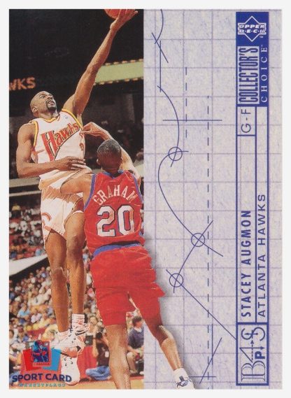 1994 Upper Deck Collector's Choice - Blueprint For Success Stacey Augmon / Atlanta Hawks #372