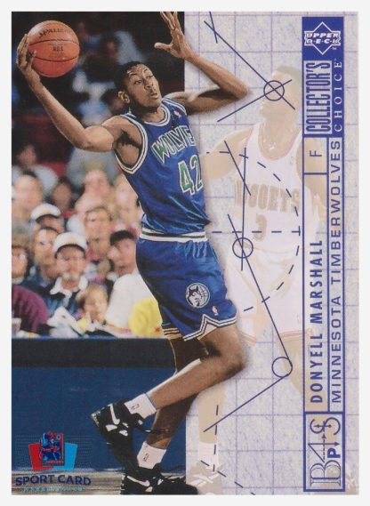 1994 Upper Deck Collector's Choice - Blueprint For Success Donyell Marshall / Minnesota Timberwolves #387