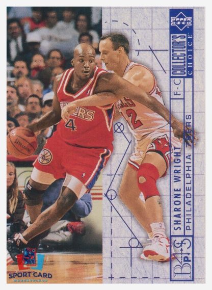 1994 Upper Deck Collector's Choice - Blueprint For Success Sharone Wright / Philadelphia 76ers #391