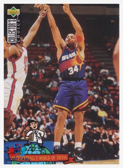 1994 Upper Deck Collector's Choice - Dr Basketball's World Of Trivia Charles Barkley / Phoenix Suns #406