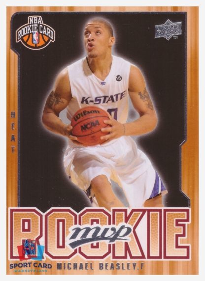 2008 Upper Deck MVP Michael Beasley / Miami Heat #202 RC