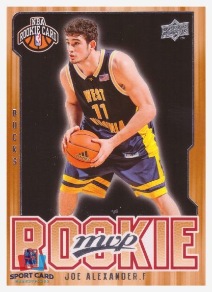 2008 Upper Deck MVP Joe Alexander / Milwaukee Bucks #208 RC