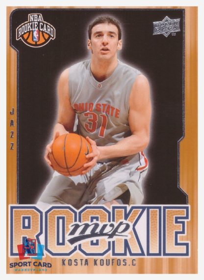 2008 Upper Deck MVP Kosta Koufos / Utah Jazz #221 RC