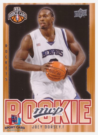 2008 Upper Deck MVP Joey Dorsey / Houston Rockets #228 RC