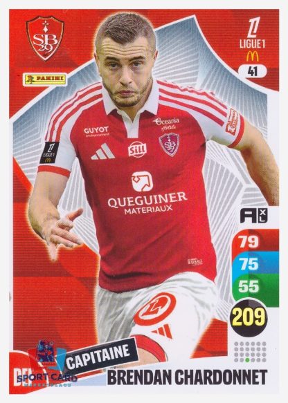 Panini Adrenalyn XL 2025-26 - Brendan Chardonnet / Stade Brestois 29 #41