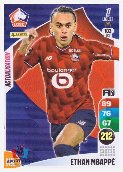 Panini Adrenalyn XL 2025-26 - Ethan Mbappe / LOSC Lille #103 bis