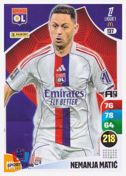 Panini Adrenalyn XL 2025-26 - Nemanja Matic / Olympique Lyonnais #137