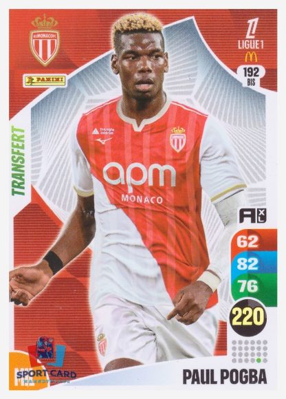 Panini Adrenalyn XL 2025-26 - Paul Pogba / AS Monaco FC #192 bis