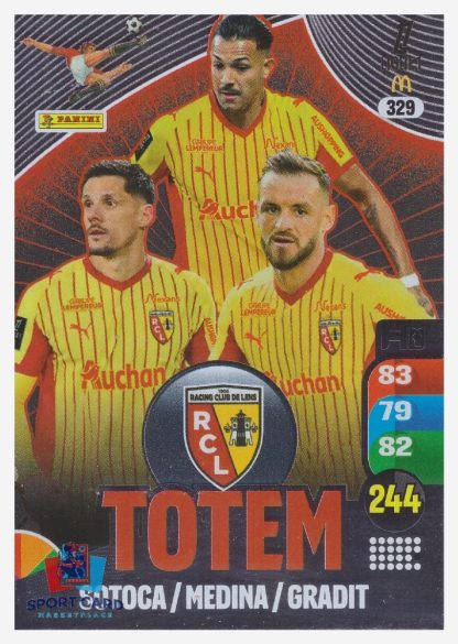 Panini Adrenalyn XL 2025-26 - Totem - Sotoca / Medina / Gradit / RC Lens #329